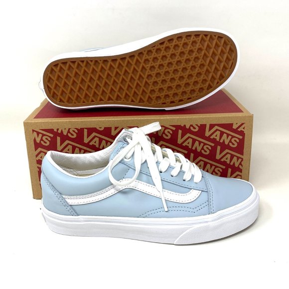 Vans Ballad Low Top Light Blue Old School Skateboarding Leather VN0A3WKT4Q0 - Picture 2 of 11